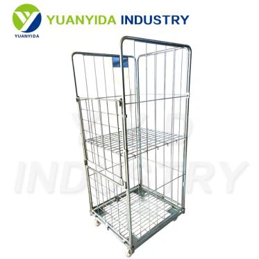 4-стороння супермаркет Roll Container